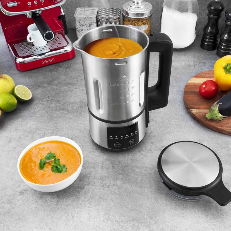 Klarstein Soup-Chef - Mixeur à soupe chauffant pour soupes, sauces