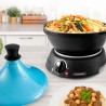 TAJINE ELECTRIQUE POT EN TERRE CUITE 3L K-JINE BLEU KITCHENCOOK