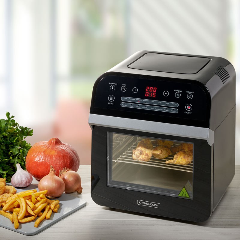 Friteuse À Air Sans Huile,Friteuse À Air 1300W Pour Graisses Légères