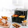 FRITEUSE SANS HUILE 8L - 10 PROGRAMMES AIRMED 8 DE KITCHENCOOK