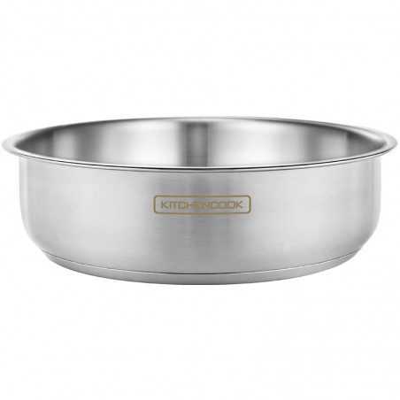 POELE EN INOX DE 24 CM SELECTED P24TFI DE LA MARQUE KITCHENCOOK