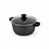 Faitout en fonte d'aluminium de 24 cm LEON_FT24TFI de Kitchencook