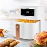 Friteuse Sans Huile de 4L blanche avec 8 programmes AIRMED4_WHITE de Kitchencook