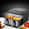 FRITEUSE À AIR 9L 2 CUVES 8 MODES – AIRFLOW 9 KITCHENCOOK