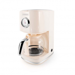 CAFÈTIERE FILTRE VINTAGE BEIGE 1,5L 900W – RÉTRO COFFEE CREME KITCHENCOOK