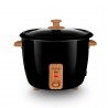 CUISEUR À RIZ 1.8L AVEC PANIER VAPEUR – JAPAN X WOOD BLACK KITCHENCOOK