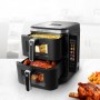 FRITEUSE A AIR DOUBLE 12L 2800W AIRFLOW12 W LED AIRFLOW KITCHENCOOK