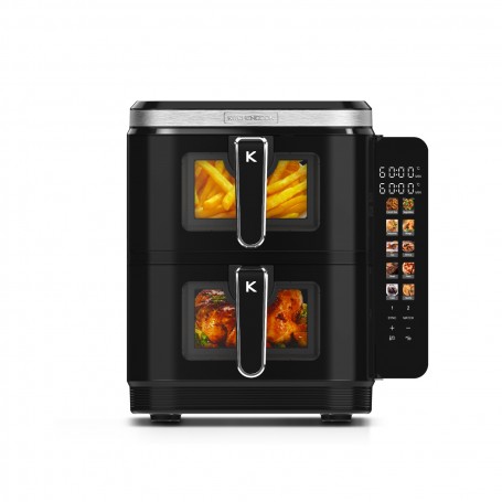 FRITEUSE A AIR DOUBLE 12L 2800W AIRFLOW12 W LED AIRFLOW KITCHENCOOK