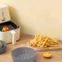 Kitchencook- Siliround - SILIROUND1_GREY - Moule rond en silicone gris - Antiadhésif - Compatible friteuse à air