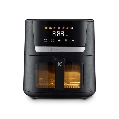 KitchenCook - AIRMED 7W - Friteuse à air 7L avec fenêtre - 7 programmes - 1600W
