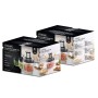 Kitchencook - 1.2.3 - Hachoir électrique 3 en 1 - 400W - 3 bols en verre - 2 vitesses