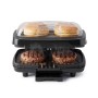 Kitchencook - KBURGER - Grill à hamburgers - 1000 W - Double plaque