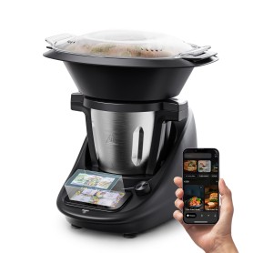 Kitchencook - CUISIO PI - Robot cuiseur multifonction connecté - WiFi - Écran tactile 5"
