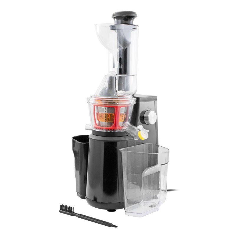 Extracteur De Jus H.Koenig - Compact Et Silencieux - Pression Lente - 0,8L - Inox Noir - Neuf