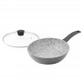 SAUTEUSE EN ALUMINIUM FORGE 26CM EFFET GRANITE AVEC COUVERCLE – ST26TFI KITCHENCOOK