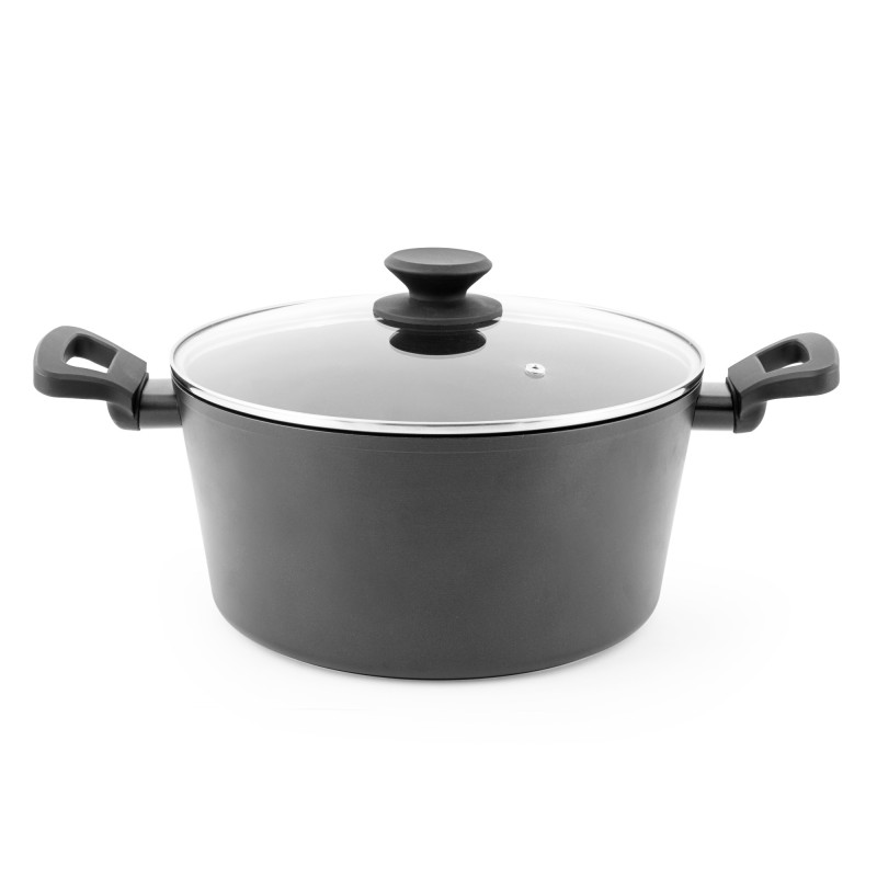 Kamberg - Marmite Faitout 36 cm - Fonte d'Aluminium - Revêtement Type