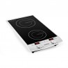 DOUBLE PLAQUE DE CUISSON À INDUCTION TACTILE LED INDUC2 KITCHENCOOK