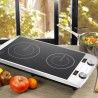 DOUBLE PLAQUE DE CUISSON À INDUCTION TACTILE LED INDUC2 KITCHENCOOK