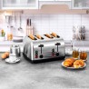 GRILLE PAIN INOX 3 FONCTIONS QUATRE FENTES FAMILY_TOASTXL_INOX DE KITCHENCOOK