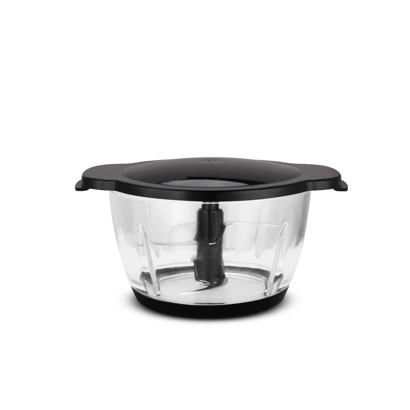 Mini Hachoir Électrique 400W - Bol Inox 1.2L - 4 Lames - Pour Ail, Viande, Légumes - Multifonction