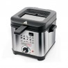 FRITEUSE COMPACTE 900W 1.5L EN ACIER INOXYDABLE MODÈLE FR1010 KITCHENCOOK