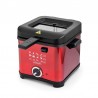 FRITEUSE COMPACTE 900W 1.5L EN ACIER INOXYDABLE MODÈLE FR1010 KITCHENCOOK