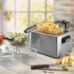 FRITEUSE EN INOX 2000W / 5L MODÈLE FR5050 DE KITCHENCOOK