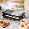 RACLETTE GRILL ET PIERRE 3EN1 8 PERSONNES 1200W RC ALPES KITCHENCOOK