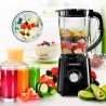 BLENDER 500W 1.5L AVEC 2 LAMES INOX B5TURBO NOIR DE KITCHENCOOK