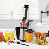 EXTRACTEUR DE FRUITS ET LEGUMES 3 TAMIS MODELE ULTIMATE INOX A PRESSION DOUCE DE KITCHENCOOK