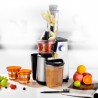 EXTRACTEUR DE FRUITS ET LEGUMES 3 TAMIS MODELE ULTIMATE INOX A PRESSION DOUCE DE KITCHENCOOK