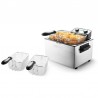 FRITEUSE SEMI-PRO 3000W 5L AVEC FENÊTRE EN VERRE K-FRY XL INOX DE KITCHENCOOK