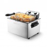 FRITEUSE SEMI-PRO 3000W 5L AVEC FENÊTRE EN VERRE K-FRY XL INOX DE KITCHENCOOK