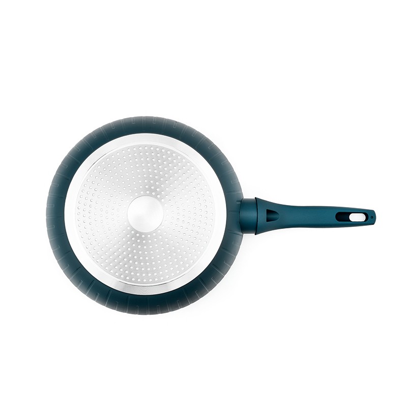 Casserole En Aluminium Forgé 18 Cm Avec Manche Effet Bois - Revêtement Antiadhésif, Compatible Tous Feux (induction, Gaz, électrique) - 8